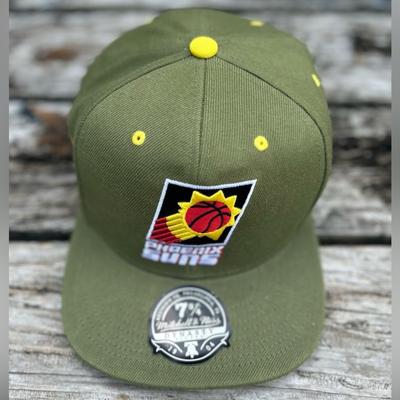 Mitchell & Ness Other - NWT Mitchell & Ness Olive Phoenix Suns Dusty NBA 50th Anniversary Season Fitted